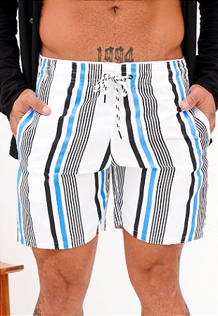 Shorts Tactel Listrado
