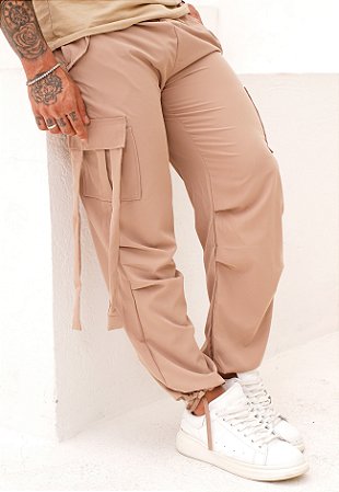 Calça Tactel Bege