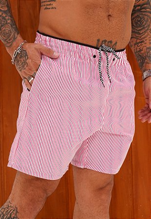 Shorts Tactel Listrado