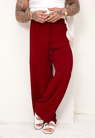 Calça Duna Vermelho Marsala