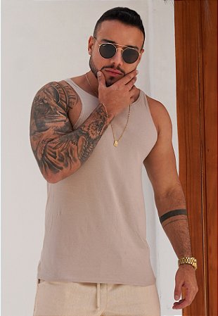 Regata Algodão Nude