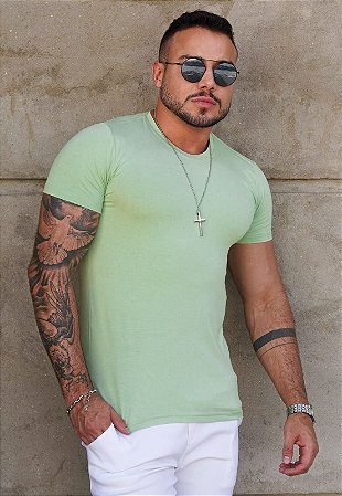 Camiseta Segunda Pele Verde Menta