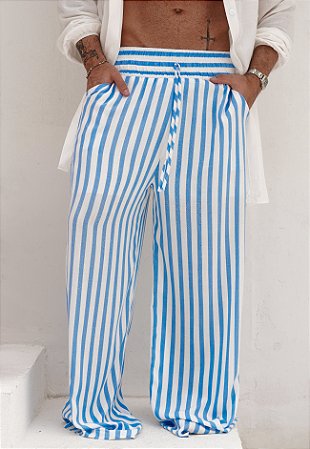 Calca Pantalona Listrada