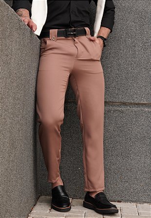 Calça Alfaiataria Milano Nude (Alta demanda – leia a descrição)