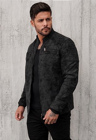 Jaqueta Couro Nobuck