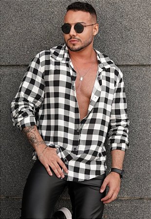 Camisa Viscose Xadrez