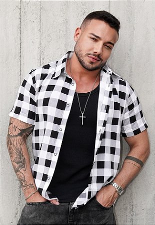 Camisa Viscose Xadrez