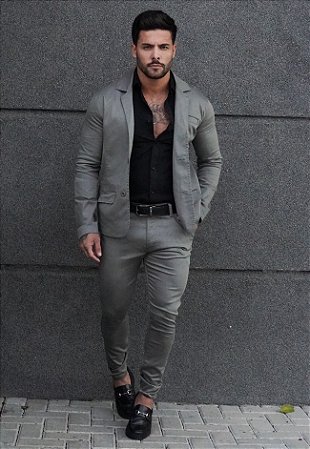 Conjunto Alfaiataria Verde Musgo