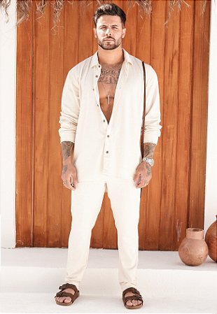 Conjunto Linho Areia