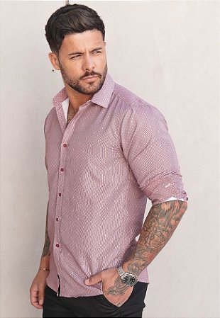 Camisa Social Estampada