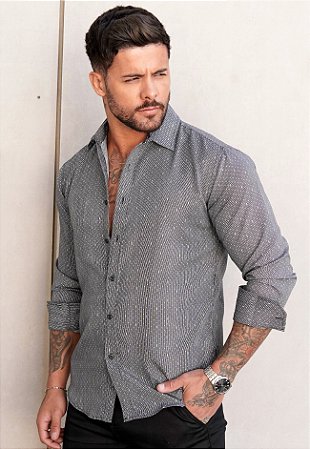 Camisa Social Estampada