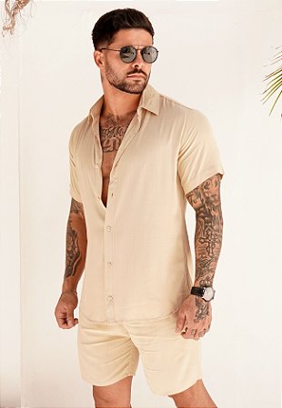 Conjunto Viscolinho Nude