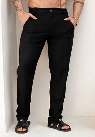 Calça Linho Preta
