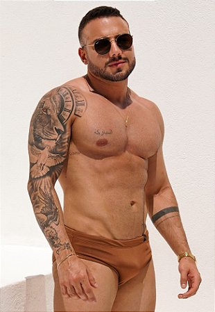 Sunga Slim Marrom Cappuccino (Alta demanda – leia a descrição)