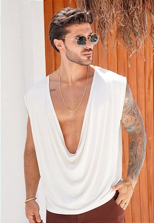 Regata Decote Off White