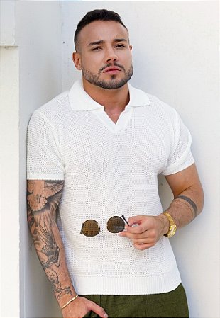 Camiseta Tricot Off White