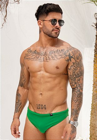 Sunga Super Slim Verde Bandeira