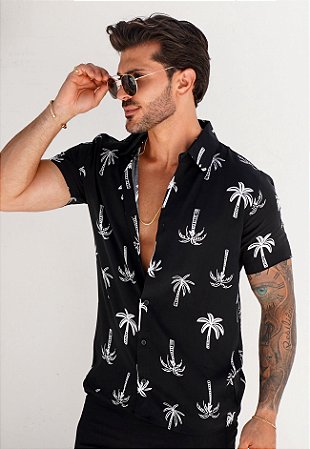 Camisa Viscose Estampada