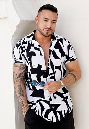 Camisa Crepe Light Estampada