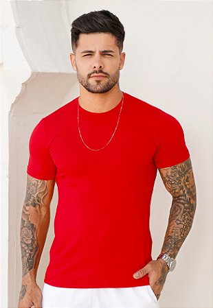 Camiseta Segunda Pele Vermelha