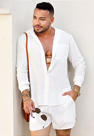 Conjunto Viscolinho Off White
