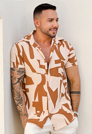 Camisa Crepe Light Estampada