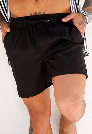 Shorts Linho Premium Preto
