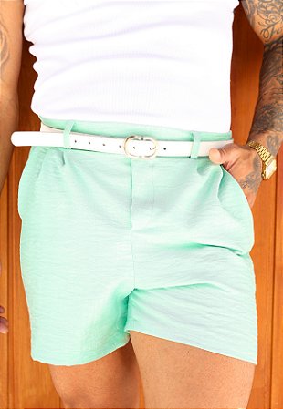 Shorts Alfaiataria Duna Verde Menta