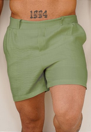 Shorts Alfaiataria Duna Verde Menta