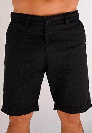 Bermuda Linho Preta