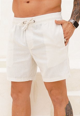 Shorts Linho Premium Areia