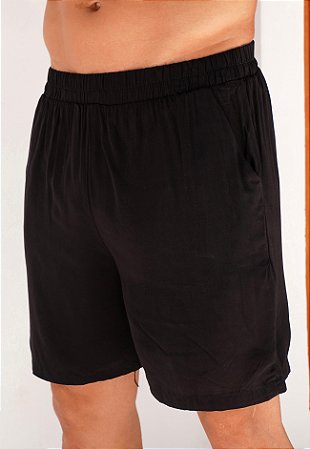 Shorts Viscolinho Preto