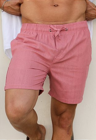 Shorts Linho Premium Rosa