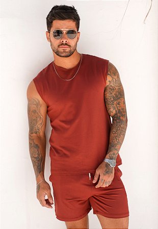 Conjunto Machão Terracota