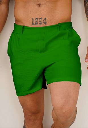 Shorts Alfaiataria Duna Verde Bandeira