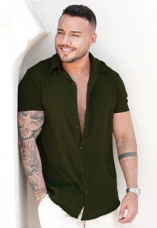 Camisa Duna Verde Militar