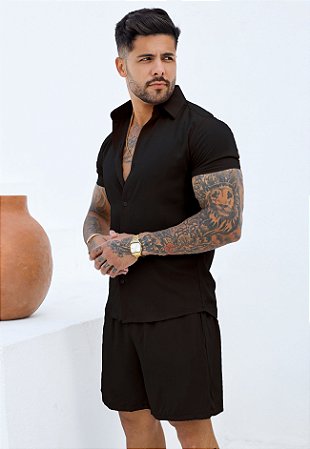 Conjunto Viscolinho Preto