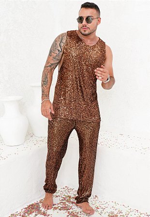 Conjunto Paetê Cobre