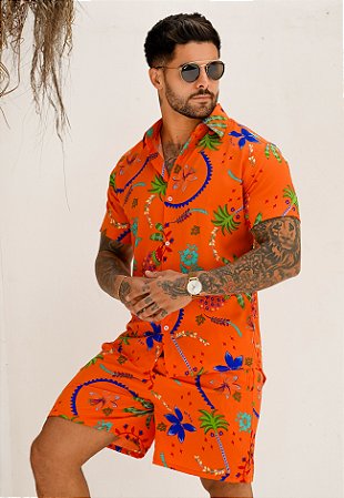 Conjunto Viscolinho Estampado