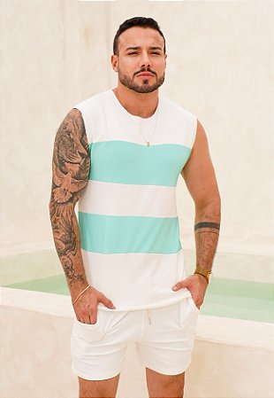 Conjunto Machão Bicolor Off White