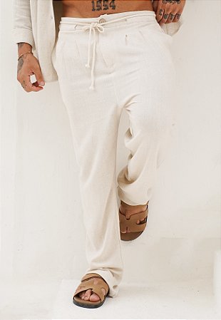 Calça Linho Cru
