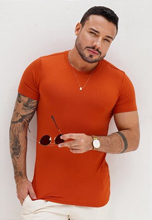 Camiseta Segunda Pele Terracota