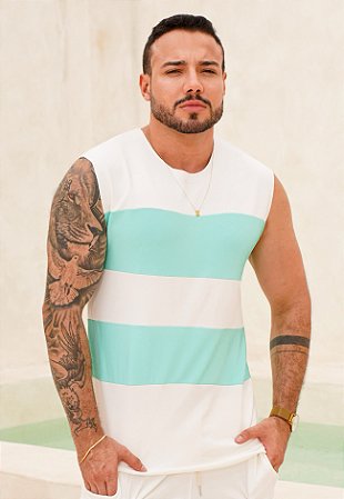 Regata Machão Bicolor Off White