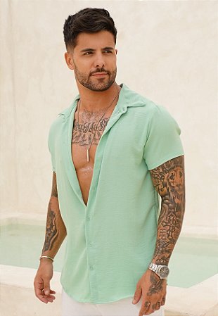 Camisa Duna Verde Água