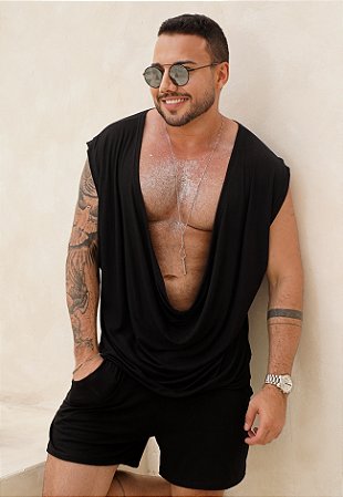 Conjunto Decote Preto