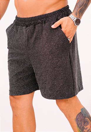 Shorts Lurex Preto