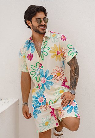 Conjunto Crepe Light Estampado