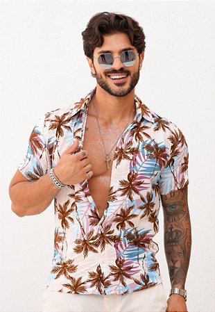 Camisa Viscose Estampada
