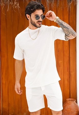Conjunto Texturizado Off White
