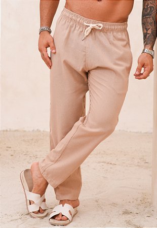 Calça Linho Nude